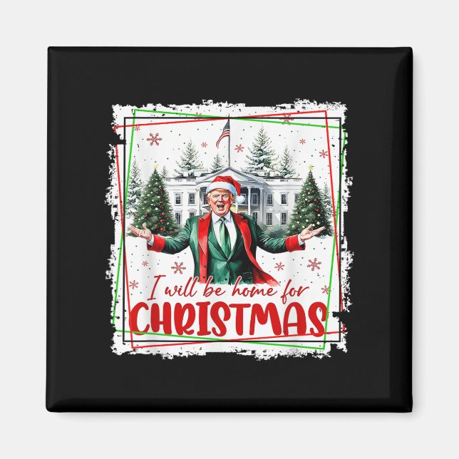 Imã Funny Trump Daddys volta ao Natal 2024-2028 (Frente)