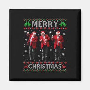 Imã Funny Trump Dance Feliz Natal Feio Xmas