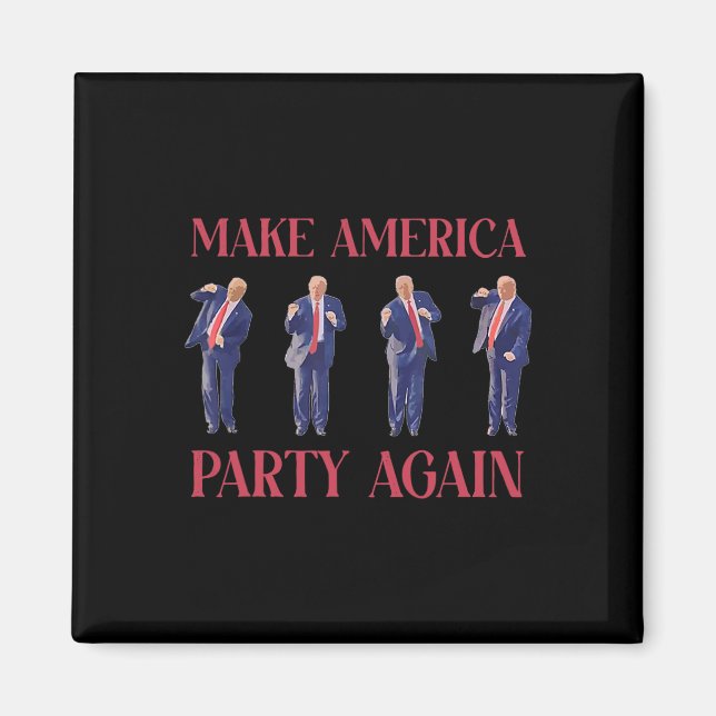 Imã Funny Trump Dancing (Frente)