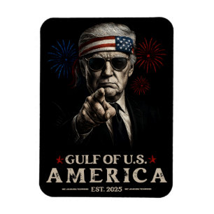 Ímã Funny Trump Golfo Dos EUA 2025 4 De Julho