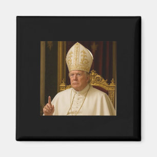 Imã Funny Trump Pope Meme Gear Vaticano Católico Repúb