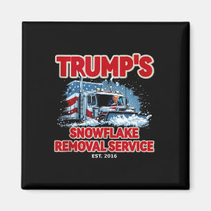 Imã Funny Trump Snowflake Remoção 2024 Eleição Hilari