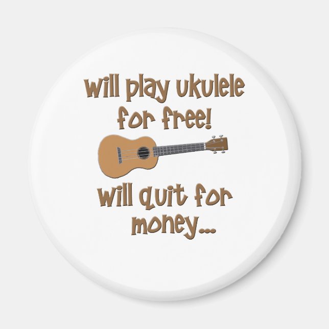 Imã Funny Ukulele (Frente)