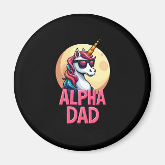 Imã Funny Unicorn Dad Laufey Men Father's Day Christma