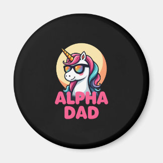 Imã Funny Unicorn Dad Laufey Men Father's Day Christma