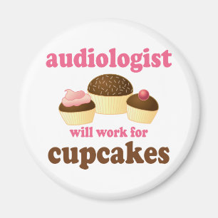 Imã Funny vai trabalhar para audiólogo de Cupcakes