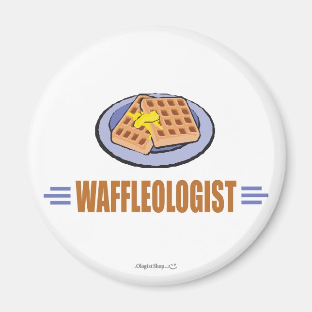 Imã Funny Waffle (Frente)