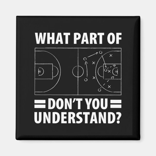 Imã Funny What Part Of Basketball Don't You Understand (Frente)