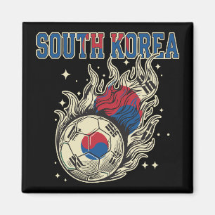 Imã Fúria do Futebol da Coreia do Sul Bola de Fogo Fã