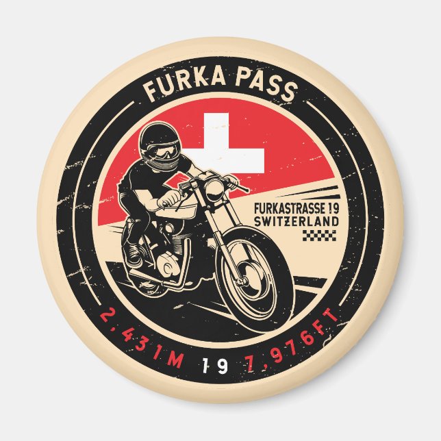 Imã Furka Pass | SUIÇA | Motociclos (Frente)