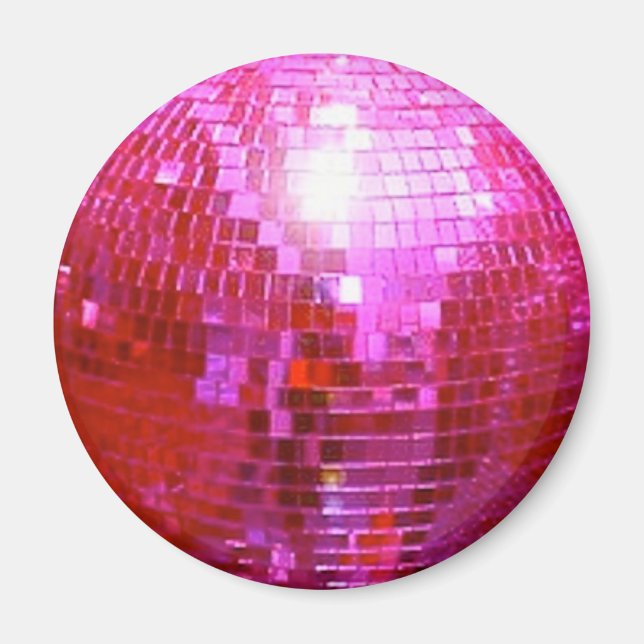 IMÃ FUSHIA DISCO BALL DANCE (Frente)