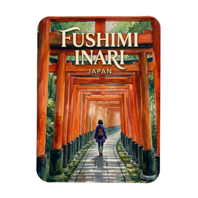 Ímã Fushimi Inari-taisha Japão (Vertical)