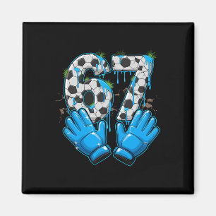 Imã Futebol 67 Seis Sete Meme Divertido Gen Alpha Gote