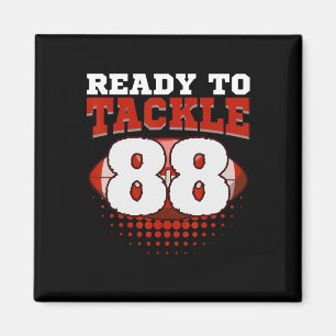 Imã Futebol 88º Aniversário Jogador Tackle Team Esport