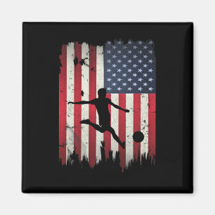 Imã Futebol Americano Bandeira 4 de julho Patriótica S