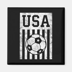 Imã Futebol Americano Bandeira Americana Mulheres Home