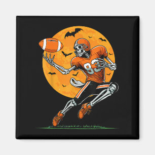 Imã Futebol Americano Esqueleto Meninos Halloween Fute
