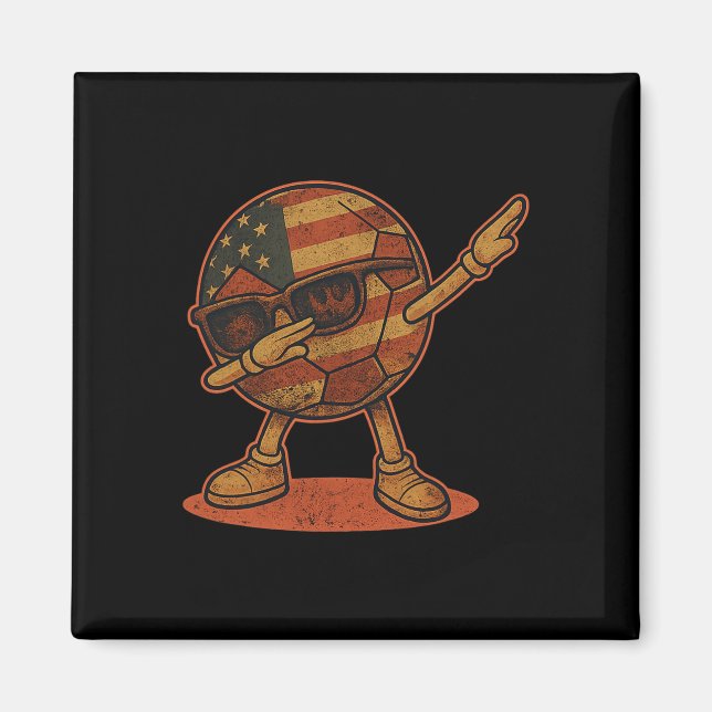 Imã Futebol Americano Vintage Dabbing Byll  (Frente)