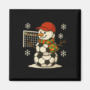 Imã Futebol Bolas Boneco de Neve Natal Divertido Menin