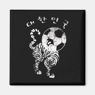 Imã Futebol Coreano Para Time Vermelho Mundial