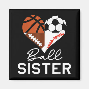 Imã Futebol da Irmã Bola de Basquete