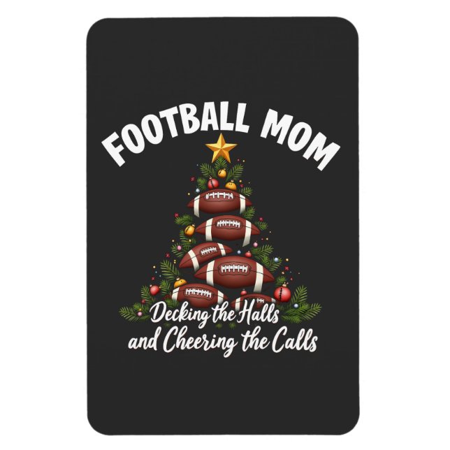 Ímã Futebol da Mãe a Decidir o Natal dos Halls (Vertical)