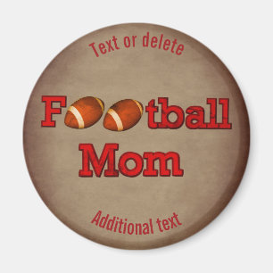 Imã Futebol da Mãe, Cute Personalizado
