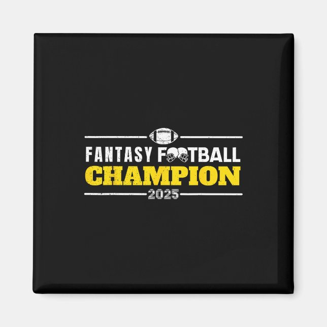 Imã Futebol de 2025 Campeão de Fantasia (Frente)