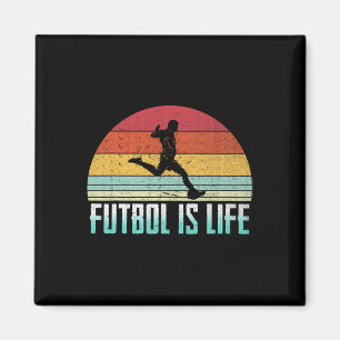 Imã Futebol é Vida Fantasia Retro de Jogador de Futebo