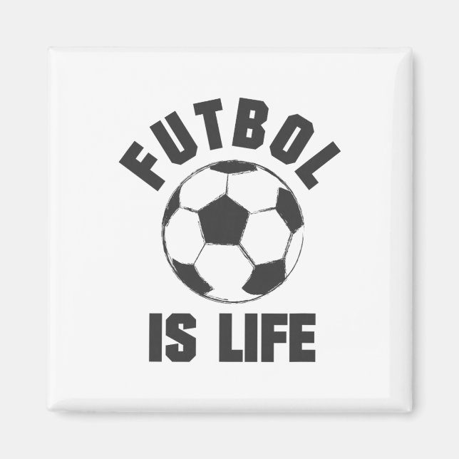 Imã Futebol é Vida - Roupas de Futebol  (Frente)