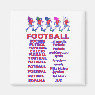 Imã Futebol em várias línguas - Fußball Calcio Soc