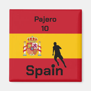 Imã Futebol espanhol personalizável