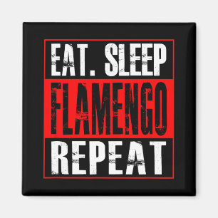 Imã Futebol Flamengo - Camisa Eat Sleep Flamengo Repea