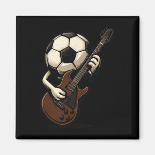 Imã Futebol Incrível Com Guitarra Para Um Visual Legal