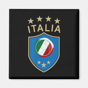 Imã Futebol Italiano - Bandeira da Itália Jogador de F