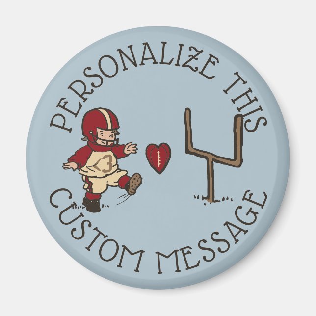 Imã Futebol Kick Heart (Frente)