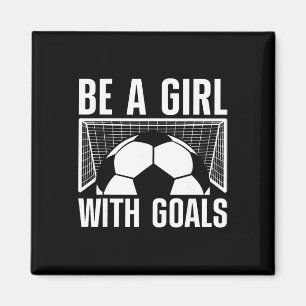 Imã Futebol Legal Para Mulheres Meninas Amantes Do Fut