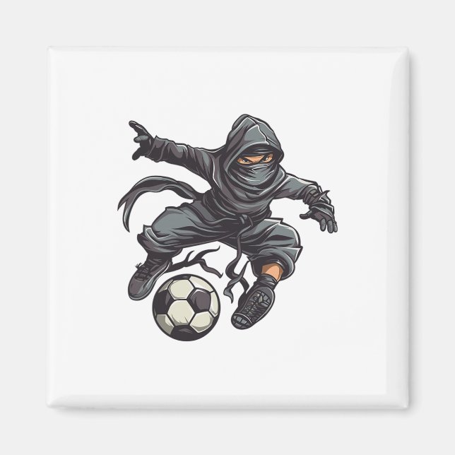 Imã Futebol Ninja I Futebol Infantil  (Frente)