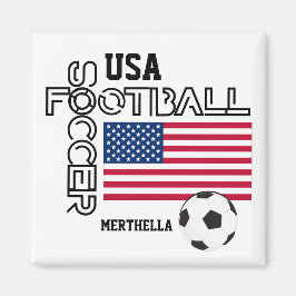 Imã Futebol Personalizado Americano de Futebol