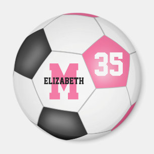 Imã futebol personalizado entre garotas negras cor-de-