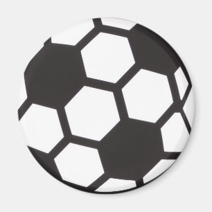 Imã Futebol Preto & Branco