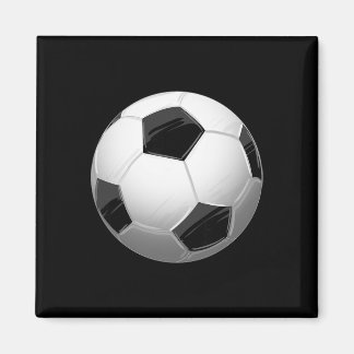 Imã Futebol Preto Branco Ll Cool Esportes Péll Jogador