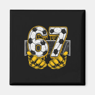 Imã Futebol Six Seven 67 Meme Divertido Gen Alpha _1