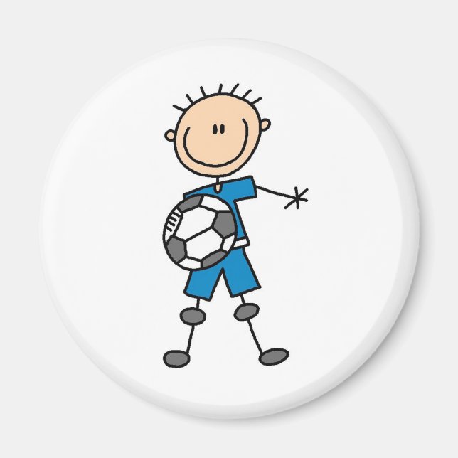 Imã Futebol Uniforme do Boy Blue (Frente)