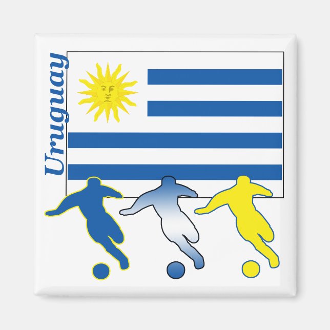 Imã Futebol Uruguai (Frente)