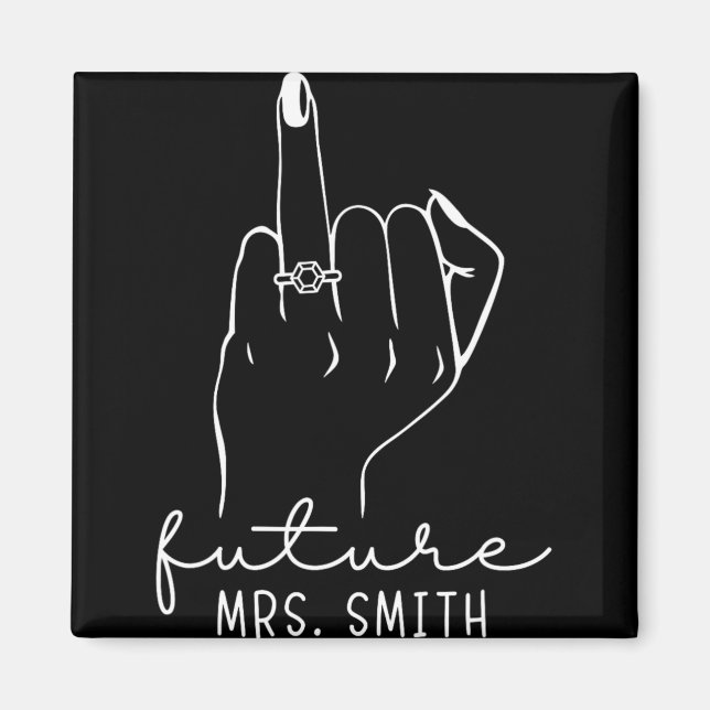 Imã Futura Sra. Smith Nova Noiva Para Ser Noiva Bachar (Frente)