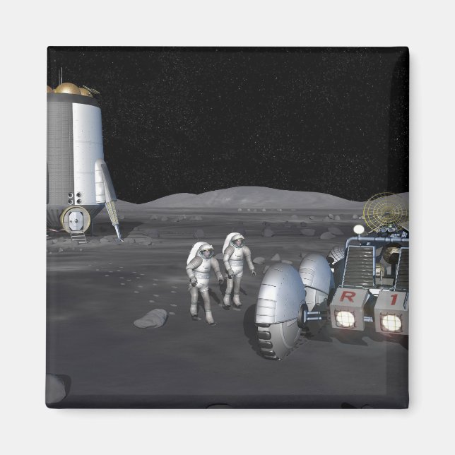 Imã Futuras missões de exploração do espaço 3 (Frente)