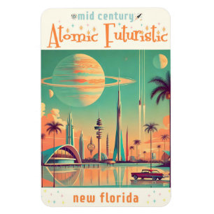 Ímã Futurista Atômico Nova Flórida