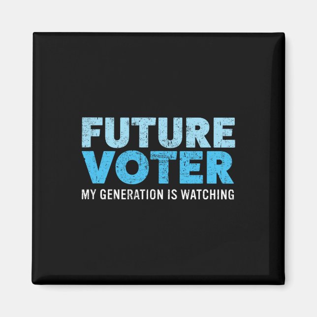 Imã Futuro Camisa De Eleitores Resiste Política Para C (Frente)