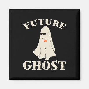 Imã Futuro Fantasma Engraçado Último Minuto Retrô Cos